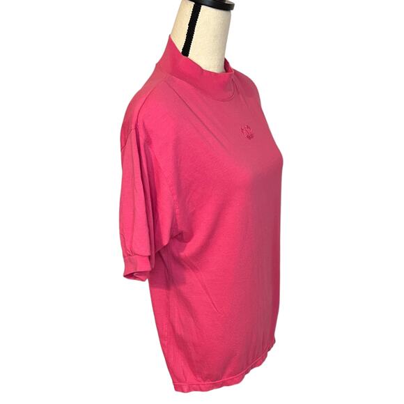 Vintage Women's Gitano Pink Short Sleeve Shirt with Embroidery Size XL - Picture 3 of 6
